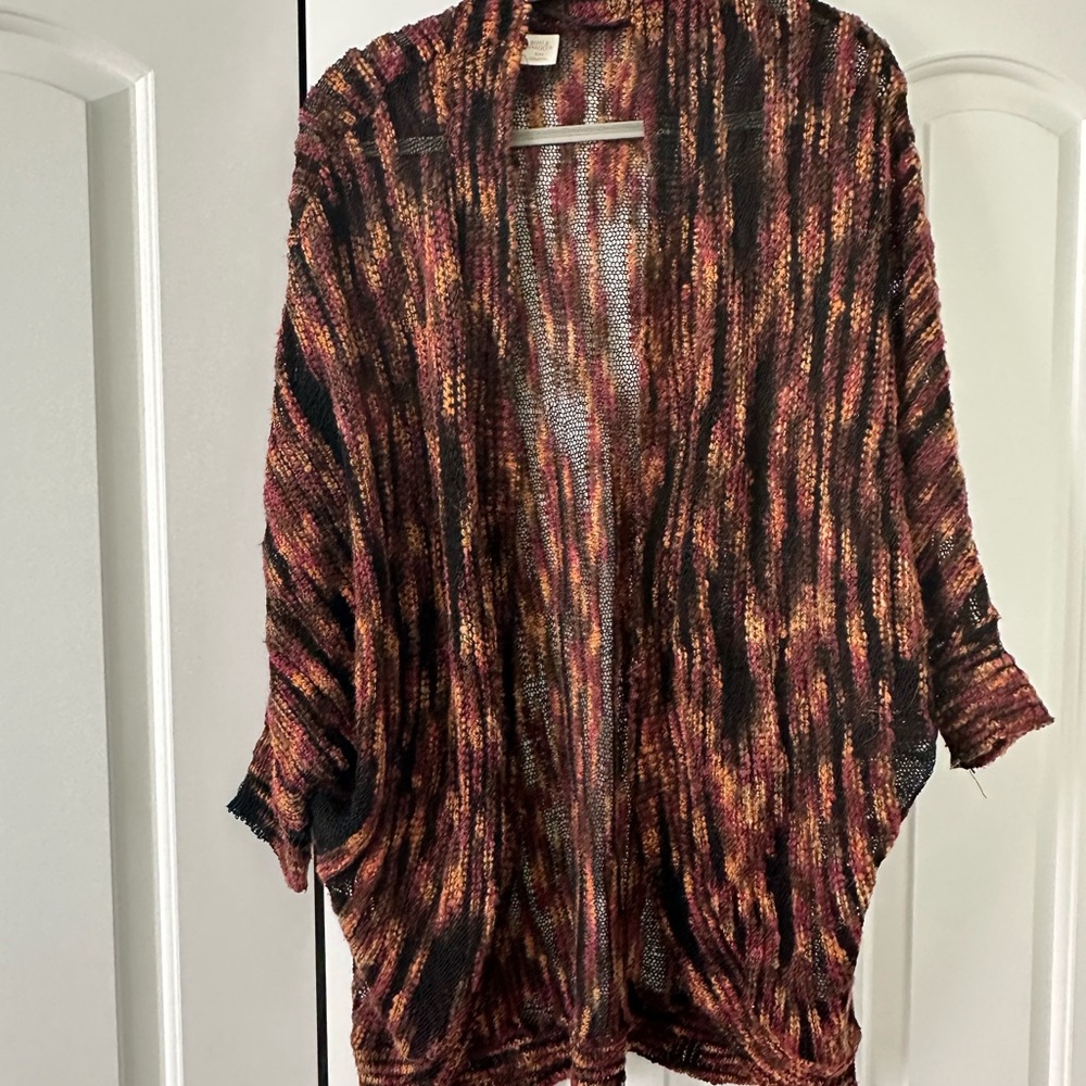 Sun & Shadow Vibrant Knit open  Cardigan
